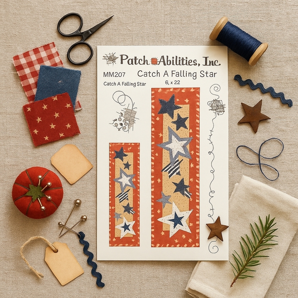 VTG Patch Abilities MM307 “Catch A Falling Star” Appliqué Quilting Pattern